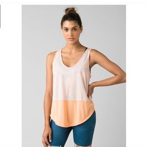 NWOT Prana Lagos Tank moisture wicking Cantaloupe M